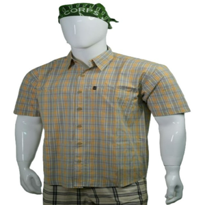 Chemise en flanelle 100 % coton biologique pour homme, col montant, impression personnalisée, logo brodé, décontractée, manches longues, taille personnalisée 6XL, teinte en fil - Product Image 5