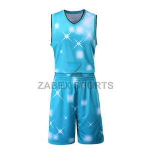 ชุดยูนิฟอร์มบาสเก็ตบอลสไตล์โมเดิร์นสำหรับสโมสร  แบบสั่งพิมพ์ได้  ไซส์ใหญ่  ระบายอากาศได้ดี ซับเหงื่อ - Product Image 2