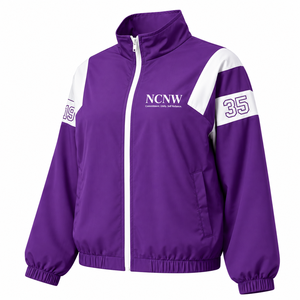 Chaqueta Cortavientos Casual NCNW Sorority, Chaqueta Impermeable para Exteriores, Chaqueta Ligera con Bordado para Mujer - Product Image 4
