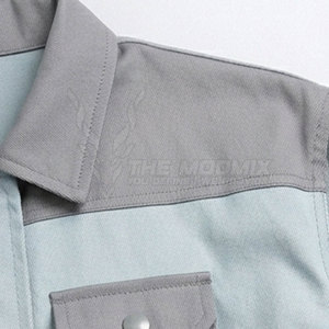 Vêtements de travail Combinaison de mécanicien de haute qualité en polyester respirant et durable Uniforme de service de garage pour hommes - Product Image 3