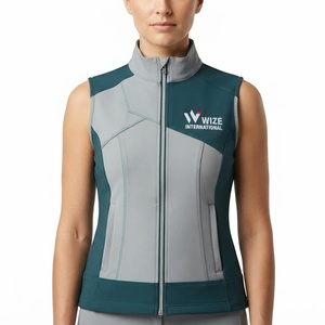Chaleco Deportivo de Equitación para Mujer, con Cierre Completo, Cuello Alto, Ligero, Transpirable y Elástico en Cuatro Direcciones - Product Image 1