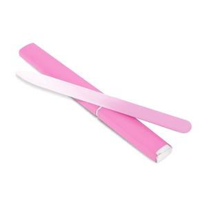 Lima de uñas de vidrio premium, grano 180, superficie grabada de doble cara, duradera para el cuidado de las uñas, fabricada en la instalación. - Product Image 1