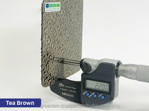 Màu xanh lá cây bm Chất lượng cao 2mm <span class=keywords><strong>Polycarbonate</strong></span> tấm rắn thiết kế hiện đại ứng dụng ngoài trời nhà kính - Product Image 2