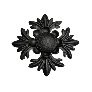 Garden Buildings Fence Main Gate Accessories Components Hand Forged Wrought Iron Anti-rust Traditional Weldable Powder Coating - Product Image 1