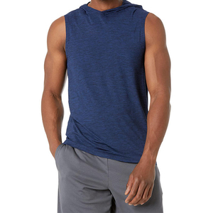 Modern Street <b>Men</b> Sleeveless Hoodies Soft Lightweight Gym <b>Pullover</b> Sporty Workout Stylish Casual Fashion Sleeveless Hoodies - Product Image 2