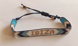Ibiza Beaded Bracelet Bohemian Style <b>Letter</b> Design Multicolor <b>Acrylic</b> Resin Unisex Jewelry - Product Image 3