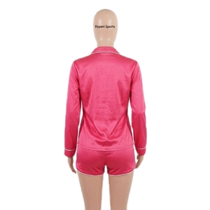 Pjs Sets Pijamas Conjuntos Mujeres Venta al por mayor Modal Ropa de dormir Sleep & Lounge Wear Custom Cotton Ladies Pijamas suaves de manga larga - Product Image 2