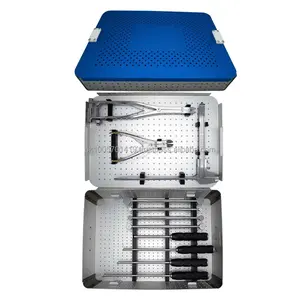 Instrument de remodelage de l'espace disque pour arthrodesis cervicale, kit de précision pour la préparation de la plaque discale neuro-spinale en acier inoxydable par Dentavex - Product Image 1