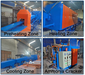 فرن مختلط جديد بقرص تسخين كهربائي HCS معدات مثلثة من الفولاذ المقاوم للصدأ والنحاس لحماية الغلاف الجوي المستمر - Product Image 6