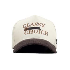 หมวกแก๊ปเบสบอลทรงทรัคเกอร์ปักโลโก้ 3 มิติ แบบสองสี ผ้าฝ้ายกันน้ำ 5 ชิ้น ผลิตตามสั่งสำหรับผู้ชาย - Product Image 1