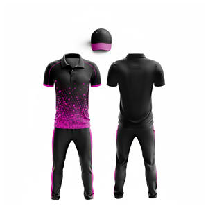 Uniforme de cricket personnalisé, vêtements de sport par sublimation |   Tenue complète d'équipe de cricket pour hommes, femmes et jeunes : polo et pantalon - Product Image 4