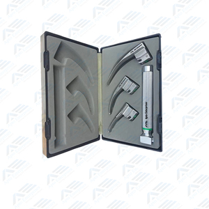 Juegos completos de laringoscopio de intubación para adultos pediátricos, laringoscopio de fibra óptica, tamaños de hoja Macintosh, herramienta de instrumentos veterinarios - Product Image 4