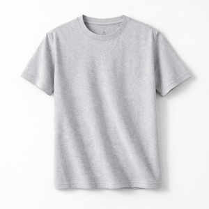 T-shirt de sport pour homme 95% coton 5% élasthanne, personnalisable avec logo privé, vêtement d'entraînement uni et vierge - Product Image 4