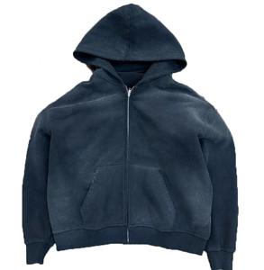Sudaderas con Capucha para Hombre, Lavado Ácido, Mezcla de Algodón, Forro Polar de Invierno, Tela Suave al Tacto, Talla Grande, Nuevas y Elegantes para Uso Diario - Product Image 4