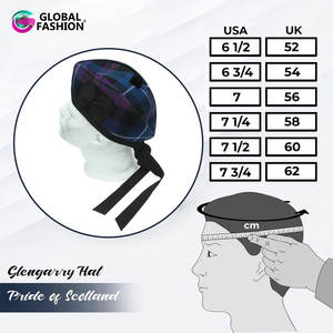 Gorro Escocés Tradicional Glengarry 100% Lana Pura, Orgullo de Escocia, con Cinta Negra - Product Image 6