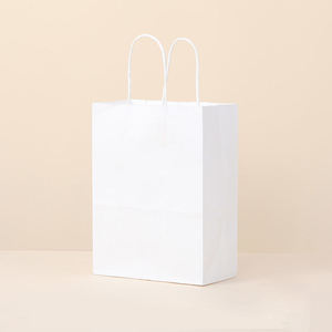 Bolsas de Regalo de Papel Kraft Ecológicas al por Mayor con Asas, Impresión a Color Personalizada para Manualidades y Eventos - Product Image 1