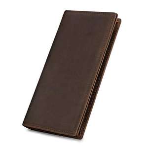 Cartera de Cuero Genuino Cosida a Mano Personalizada para Hombre, Tarjetero, Último Diseño, Cartera Tipo Clutch para Hombre - Product Image 2