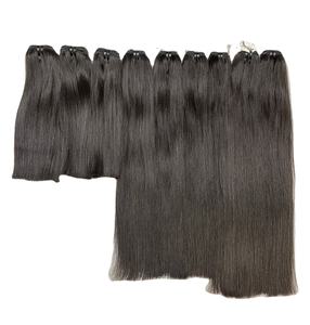 Superventas-Extensión de cabello humano vietnamita natural recto doble dibujado 100% cutícula alineada doble trama para mujeres negras - Product Image 1