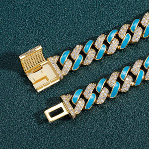 Best Selling Custom Length <b>Iced</b> <b>Out</b> Diamond <b>Chain</b> Necklace with Premium Finish for Streetwear Fashion Events and Celebrity Style - Product Image 6