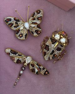 MD HANDICRAFTS Handmade Designer Embroidery Beaded Brooch with Intricate Beadwork and Sequins for Wedding Occasions - Product Image 4