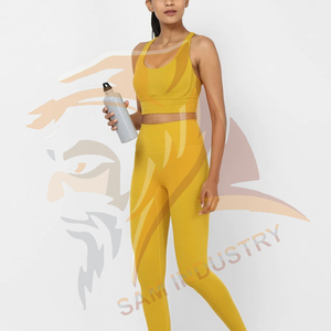 Conjunto de Yoga para Mujer con Diseño Personalizado, Ropa Deportiva para Gimnasio, Nuevo Estilo, Conjunto de Yoga para Mujer en Venta en Línea - Product Image 6