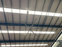 Ventilateur HVLS de haute qualité avec contrôle multi-vitesses, construction robuste et pales durables résistantes à la rouille, disponible à la vente