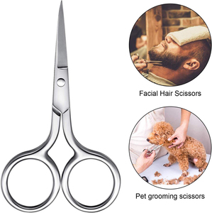 Ciseaux à ongles professionnels en acier inoxydable, lame droite, outil de coupe des cuticules, ciseaux de précision à pointe fine - Product Image 3