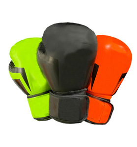 Guantes de boxeo personalizados de alta calidad con LOGO, guantes de boxeo profesionales de cuero PU para entrenamiento, guantes de boxeo de cuero de primera calidad para entrenamiento. - Product Image 1