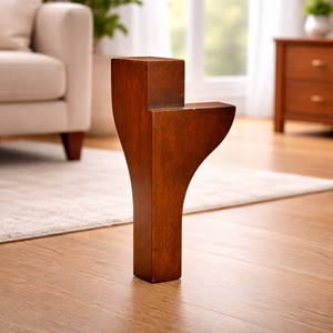 Unique Angled Solid Wood Furniture Legs <b>Sofa</b> Cabinet Feet Replacement Creative Design Durable Hardwood OEM - Product Image 1