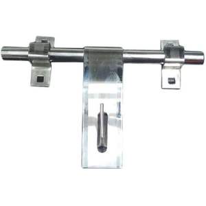 Premium Brass Sliding Bolt Polished Grey Finish Industrial Latch Component Durable Door Hardware Standard <b>Tools</b> - Product Image 3