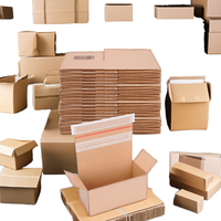 Boîtes en carton ondulé personnalisées avec logo imprimé en offset, boîtes d'expédition auto-érectables recyclables pour produits ménagers