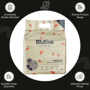Lettiera per Gatti in Tofu Agglomerante 100% Naturale Bluativa 6L |   Fornitore di Prodotti per la Toelettatura degli Animali Domestici di Alta Qualità, Duraturi e Senza Polvere - Product Image 2