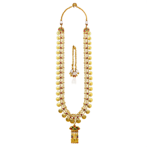 Lakshmi Design Regular Brass Alloy with Gold Plating Wedding Fashion Jewelry Set - Product Image 3