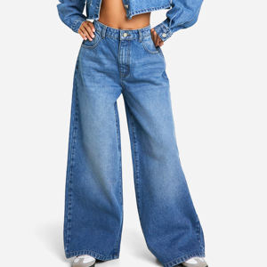 Pantalones de mujer de algodón de alta calidad, diseño moderno, color liso, corte acampanado, a la moda y elegantes. - Product Image 6