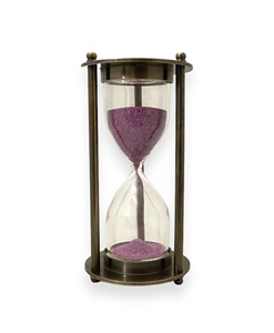 Reloj de Arena Moderno y Ecológico de Vidrio, Temporizador de Arena de 3/5/10/20/30/60 Minutos, Reloj de Arena Colorido, Decoración de Escritorio Portátil para Oficina - Product Image 5