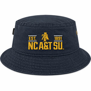 Sombrero de Pescador Bordado Personalizado al por Mayor de la Universidad Estatal de NC A&T, Fabricante de Sombreros con Etiqueta Privada - Product Image 1