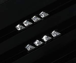Pendientes de Diamantes Blancos Cultivados en Laboratorio con Corte Kite de 5.0x3.0mm, Certificados por IGI, Color D, para la Elaboración de Joyería - Product Image 4