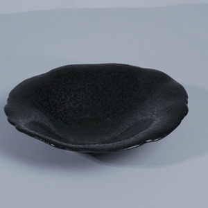 Plato de Porcelana con Borde Floral y Diseño de Vieiras Negras, para Servir la Cena, Ideal para Restaurantes, Cafeterías y Hogares - Product Image 3