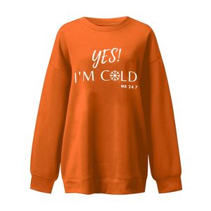 Sudadera con Forro Polar, Cuello Redondo, Manga Larga, Suave y Casual para Mujer, Sudadera Ligera de Algodón para Mujer - Product Image 5