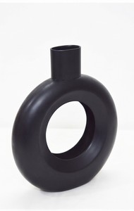 Ensemble de luxe moderne de qualité supérieure de 2 vases à fleurs en métal avec finition en émail Style unique fantaisie pour la décoration de la maison et le désherbage - Product Image 5