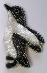 Broche artisanale perlée élégante, cadeau pour femme à prix avantageux - Product Image 2