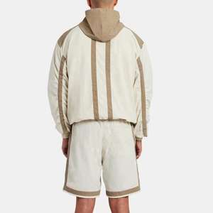 ชุดเซ็ตผู้ชายปักลายตามสั่ง ผ้าไนลอนซิปหน้า ชุดกันลมสองชิ้นสำหรับฤดูร้อน ชุดวอร์มผู้ชาย - Product Image 2