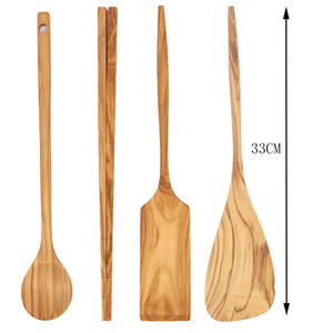Juego de cubiertos de madera de acacia, mango, pino, madera roja y otras maderas disponibles con diseño personalizado por M.I.G. EXPORTACIONES. - Product Image 2