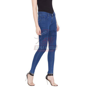 Pantalones Vaqueros de Mujer a la Moda, Nuevo Diseño, Precio Razonable, Corte Ajustado, Cómodos y Transpirables, Pantalones Vaqueros Casuales para Mujer - Product Image 3