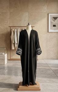 Traditional Islamic Solid Color Long Khimar Niqab One Layer Breathable Polyester Abaya Hijab Solid Color Prayer Clothing Muslims - Product Image 3