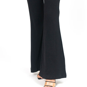Factory Custom Logo <b>Wholesale</b> <b>flare</b> pants Patterned Women's Casual <b>flare</b> pants Oversized Normal Print MADE BY BS - Product Image 3