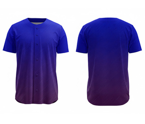 Proveedor Mayorista de Camisetas de Béisbol Sublimadas de Primera Calidad con Logotipo y Números Personalizados |   Béisbol de Poliéster Transpirable - Product Image 1