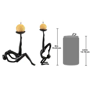 Nouveau Porte-bougie en métal de luxe fait à la main, centre de table décoratif pour hôtel, restaurant, décoration de la maison, Zahid Exports LanternNew - Product Image 1