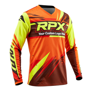 Jersey Transpirable de Secado Rápido para Motociclismo Todoterreno, Jersey Ligero con Estampado Digital, Jersey Cortavientos para Carreras de Autos, Jersey de Motocross - Product Image 2
