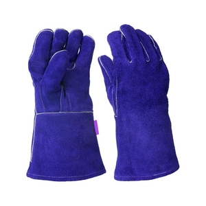 Gants de soudage en cuir de vachette renforcé, résistants à l'abrasion, ignifuges, pour la lutte contre les incendies, le barbecue et la grillade - Product Image 3